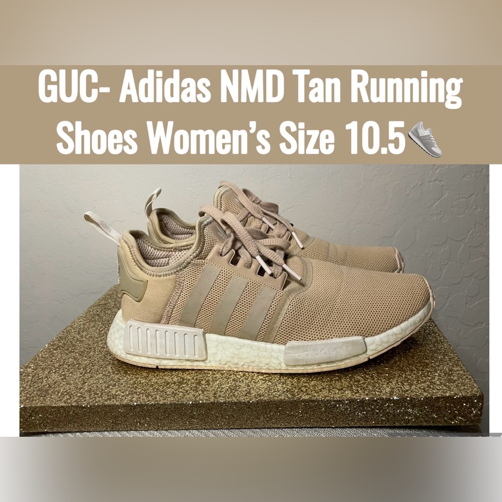 GUC- Adidas NMD Tan Running Shoes Women’s Size 10.5👟
